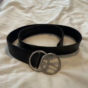 Urban Outfitter Black Leather Belt